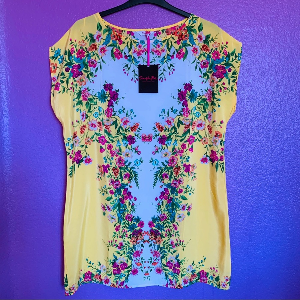 Summer Floral Midi Sheath Dress Beautiful NWT 14
